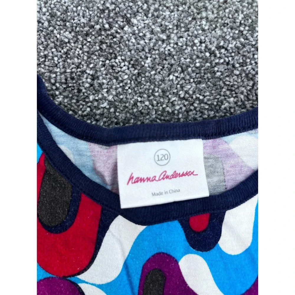 Lot of 2 Hanna Anderson Girls dresses Size 120 US 6-7 Long‎ Sleeve